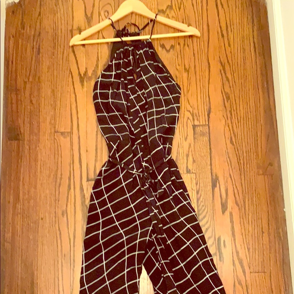 Anthropologie geometric jumpsuit